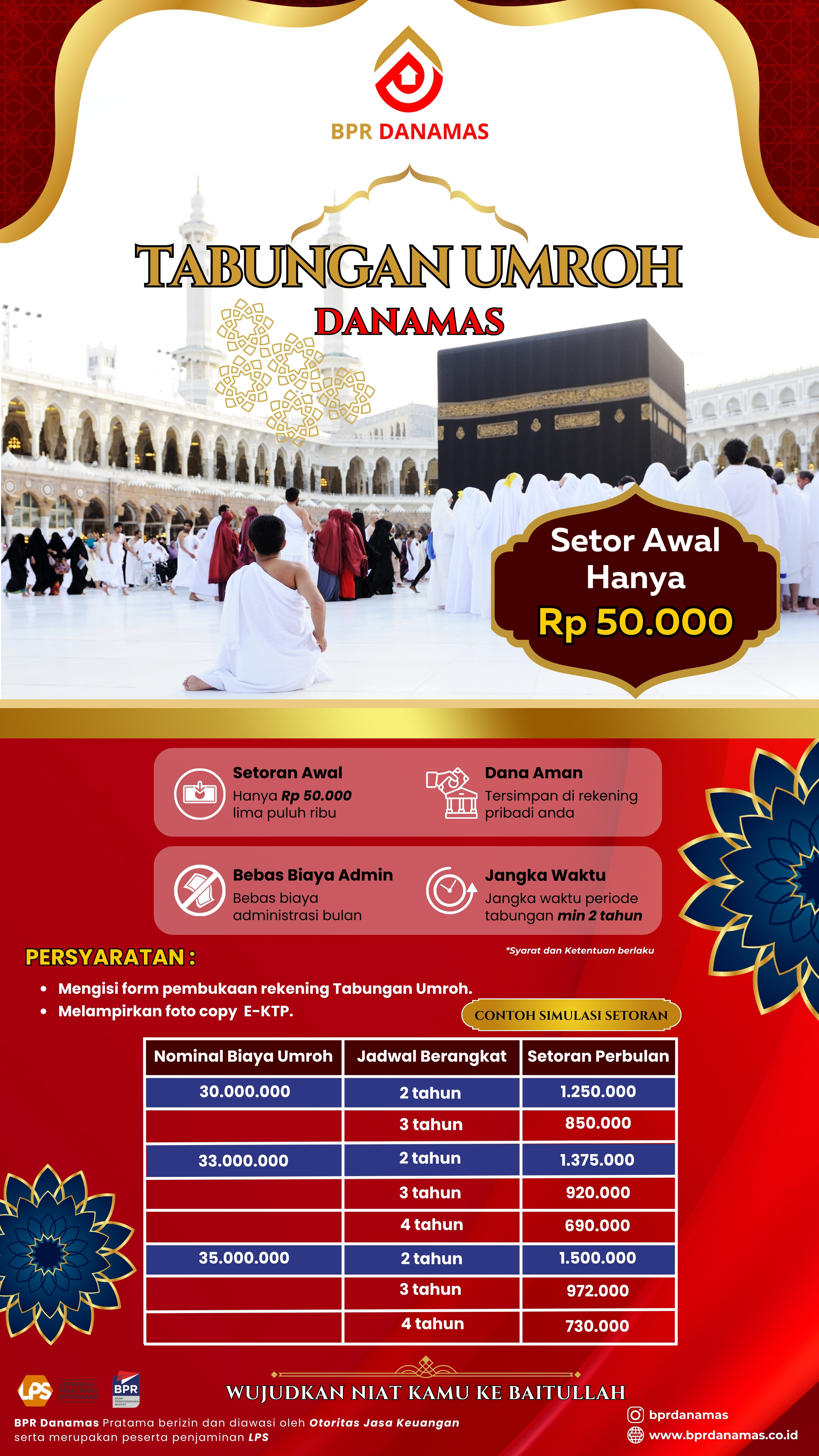 Tabungan Umroh Danamas,